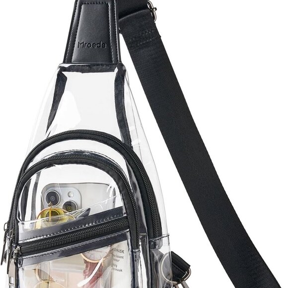 Clear Bag for Stadium Events Approved Clear Purses for Women Crossbody Transpare - Picture 8 of 9